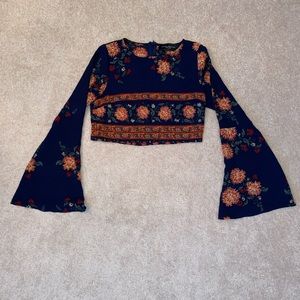 Akira floral crop top